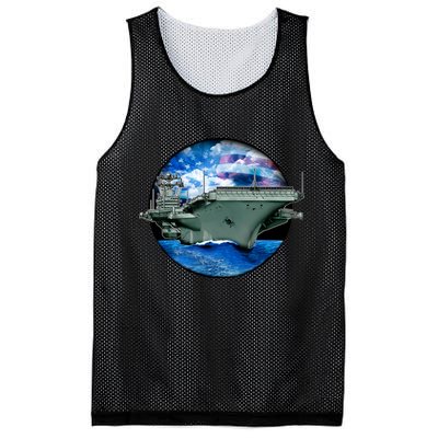 Aircraft Carrier Mesh Reversible Basketball Jersey Tank