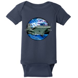 Aircraft Carrier Baby Bodysuit