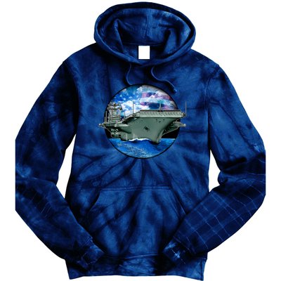 Aircraft Carrier Tie Dye Hoodie