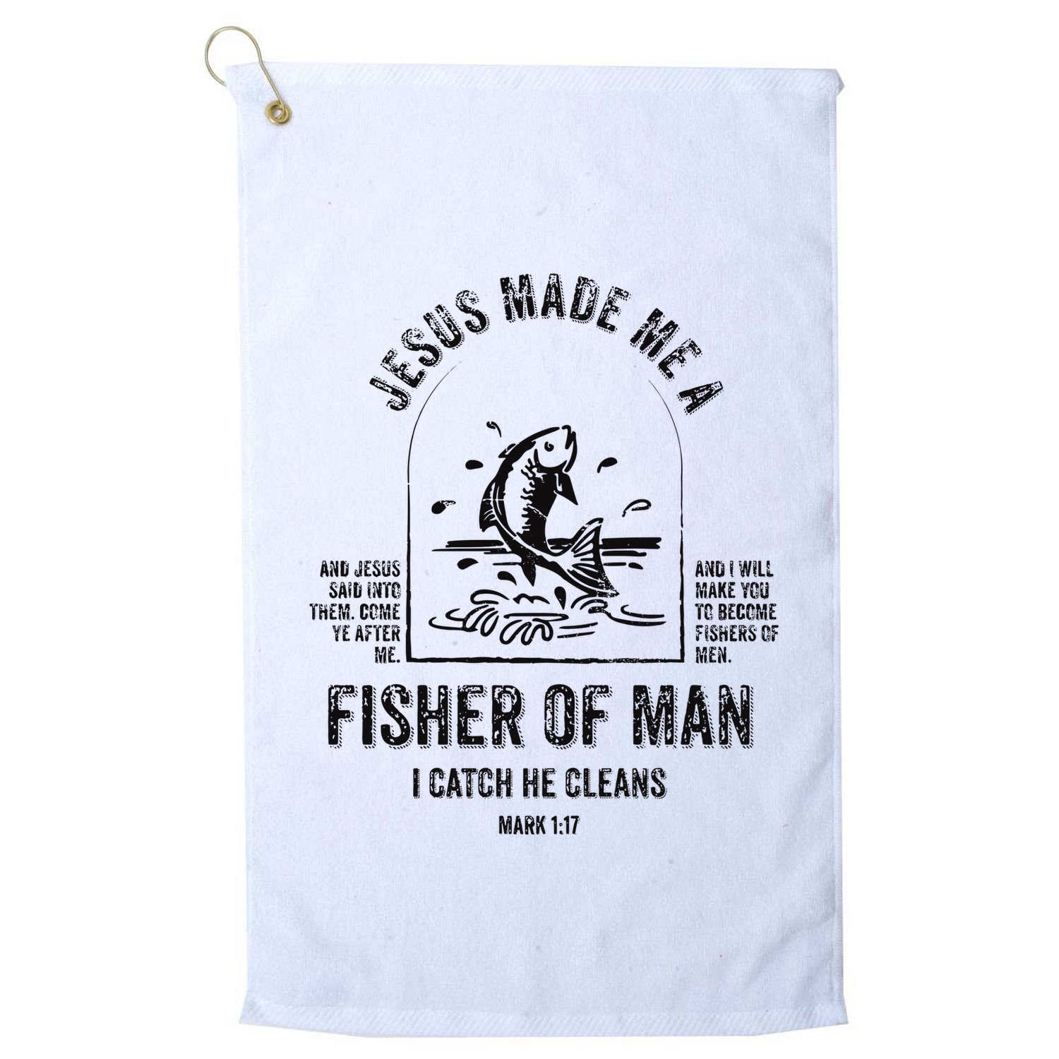 Aesthetic Christian Golf Towel