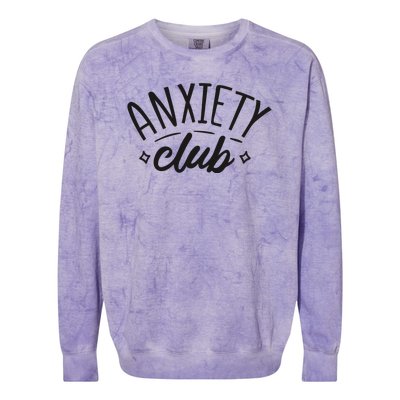 Anxiety Club Colorblast Crewneck Sweatshirt