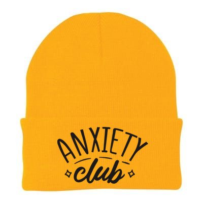 Anxiety Club Knit Cap Winter Beanie