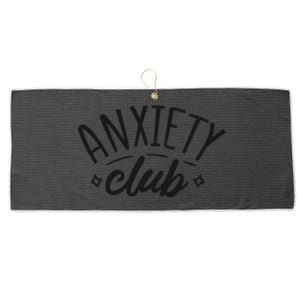 Anxiety Club Large Microfiber Waffle Golf Towel