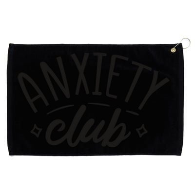 Anxiety Club Grommeted Golf Towel