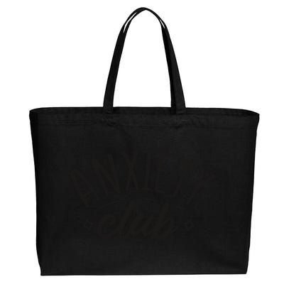 Anxiety Club Cotton Canvas Jumbo Tote