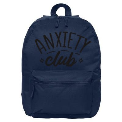 Anxiety Club 16 in Basic Backpack