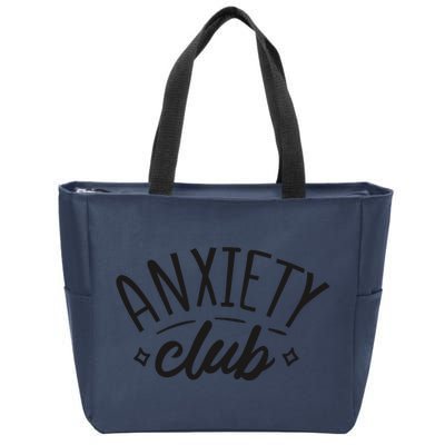 Anxiety Club Zip Tote Bag