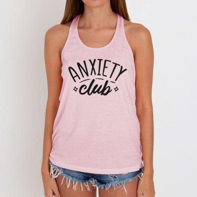 Anxiety Club Women's Knotted Racerback Tank