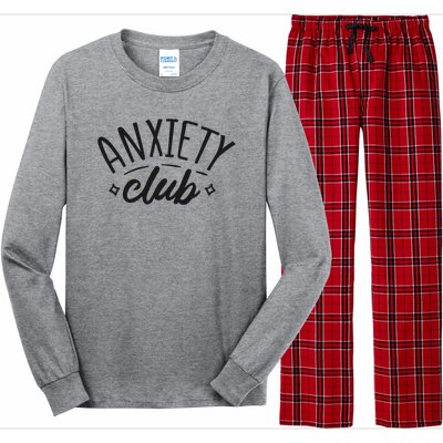 Anxiety Club Long Sleeve Pajama Set