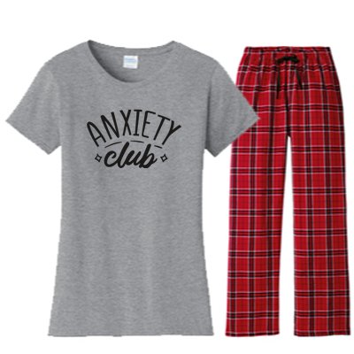 Anxiety Club Women's Flannel Pajama Set