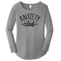 Anxiety Club Women's Perfect Tri Tunic Long Sleeve Shirt