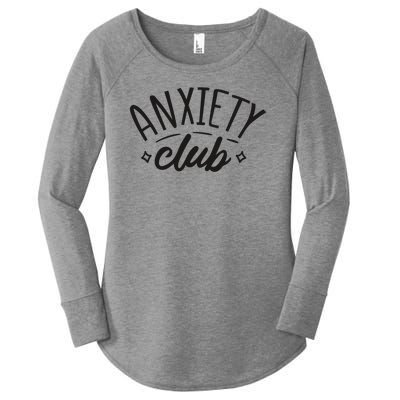 Anxiety Club Women's Perfect Tri Tunic Long Sleeve Shirt