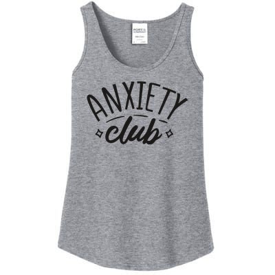 Anxiety Club Ladies Essential Tank