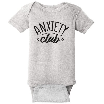 Anxiety Club Baby Bodysuit