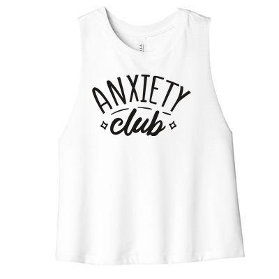 Anxiety Club Women's Racerback Cropped Tank