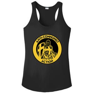 Anti Communist Anti Woke Conservative Ladies PosiCharge Competitor Racerback Tank