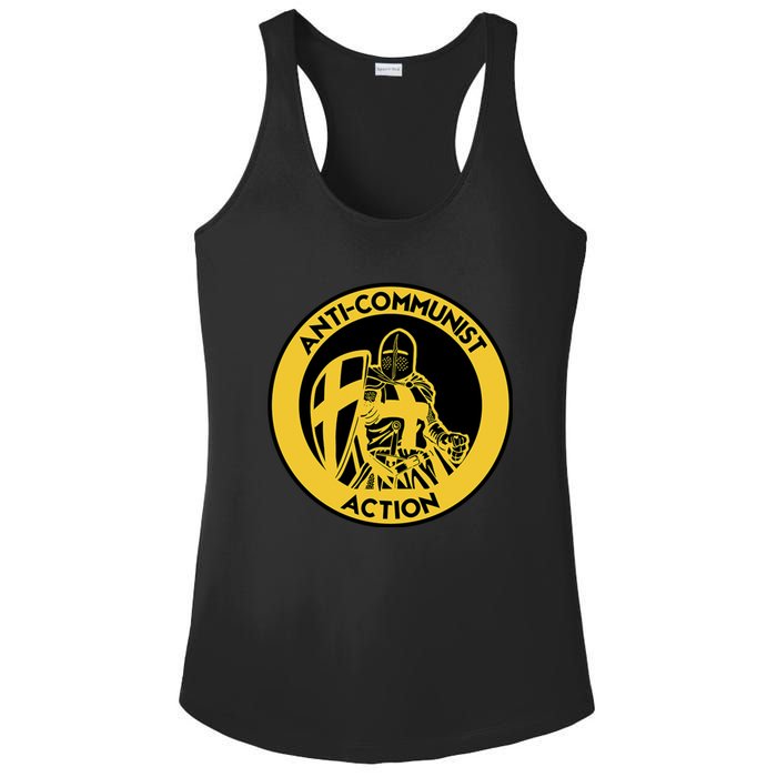 Anti Communist Anti Woke Conservative Ladies PosiCharge Competitor Racerback Tank