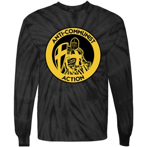 Anti Communist Anti Woke Conservative Tie-Dye Long Sleeve Shirt