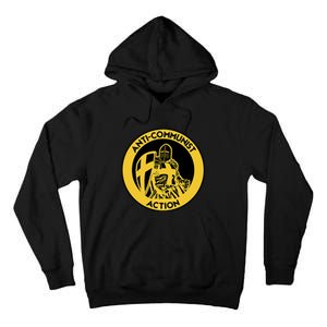 Anti Communist Anti Woke Conservative Tall Hoodie