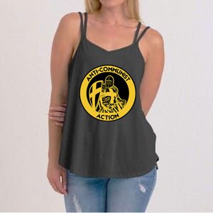 Anti Communist Anti Woke Conservative Women's Strappy Tank