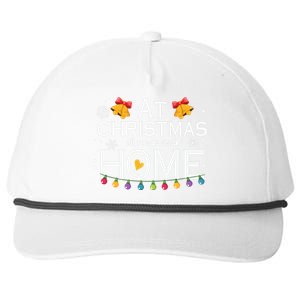 At Christmas All Roads Lead Home Snapback Five-Panel Rope Hat