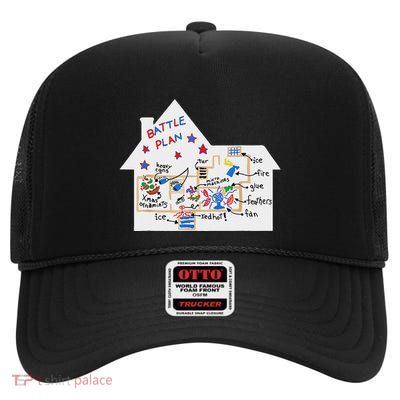 Alone Christmas High Crown Mesh Back Trucker Hat