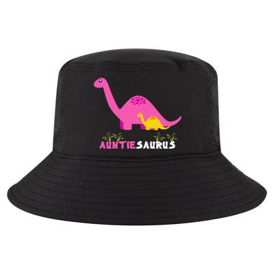 Auntiesaurus Cute Auntie Saurus Dinosaur Aunt Matching Cool Comfort Performance Bucket Hat