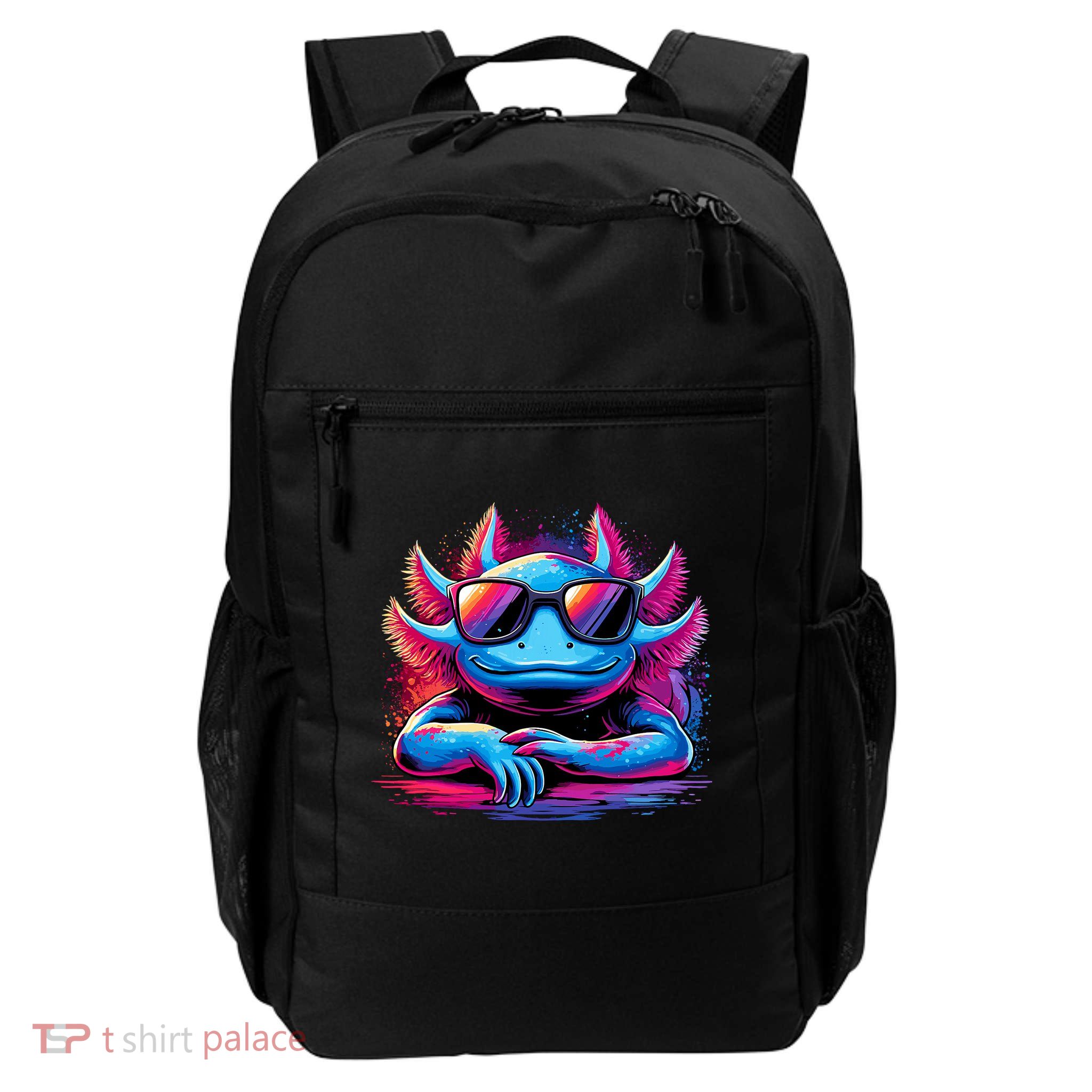 Axolotl Colorful Anime Cute Kawaii Axolotl Backpack