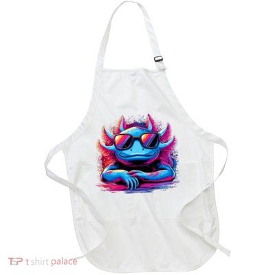 Axolotl Colorful Anime Cute Kawaii Axolotl Apron