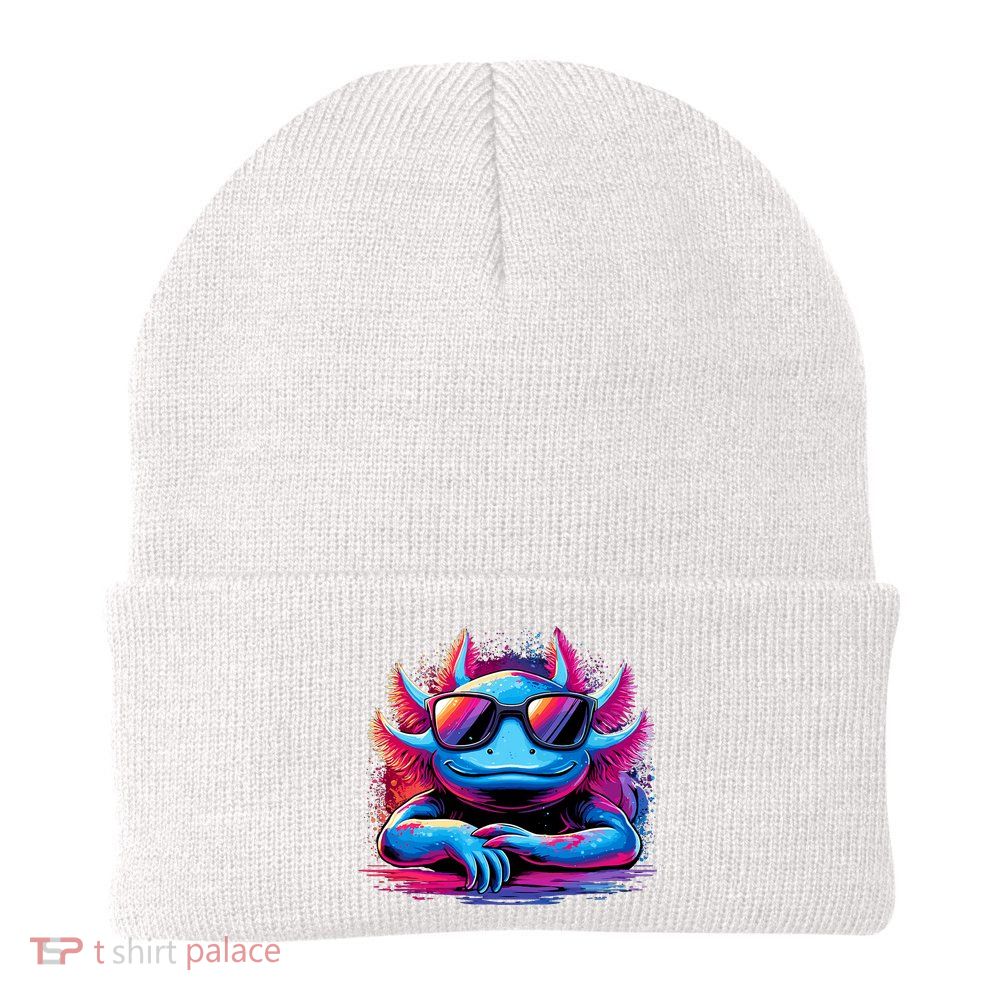 Axolotl Colorful Anime Cute Kawaii Axolotl Beanie