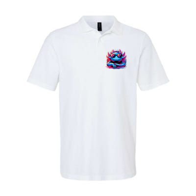 Axolotl Colorful Anime Cute Kawaii Axolotl Polo