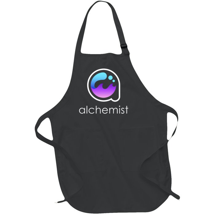 Alchemist Coin, Alchemist Crypto, NFT, Cool Alchemist Crypto Full-Length Apron With Pockets