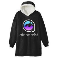 Alchemist Coin, Alchemist Crypto, NFT, Cool Alchemist Crypto Hooded Wearable Blanket