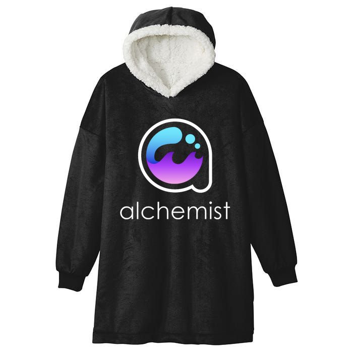 Alchemist Coin, Alchemist Crypto, NFT, Cool Alchemist Crypto Hooded Wearable Blanket