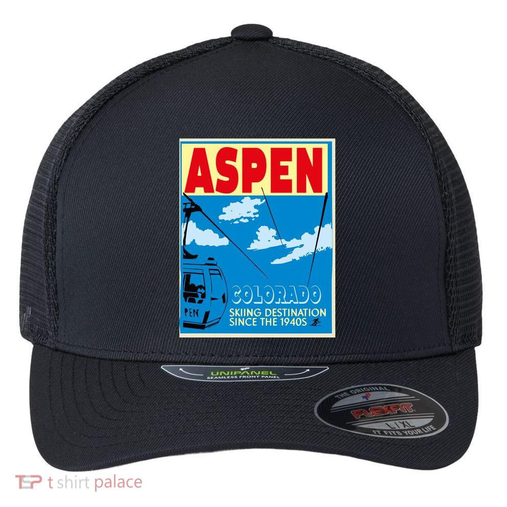 Aspen Colorado Flexfit Unipanel Trucker Cap