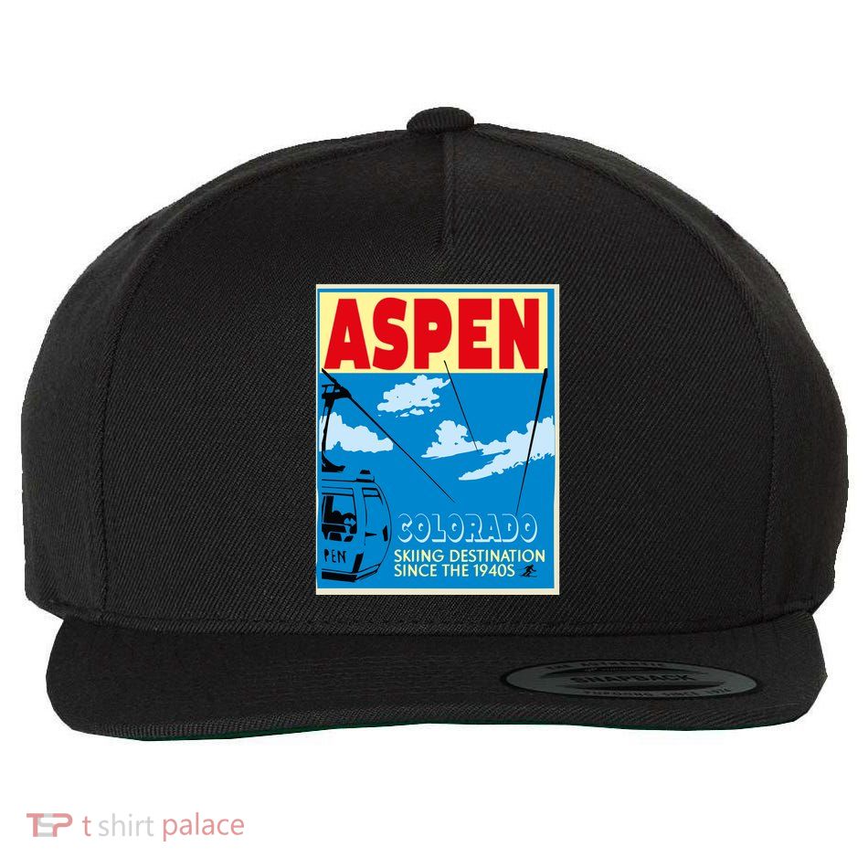 Aspen Colorado Wool Snapback Cap