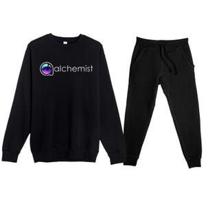 Alchemist Coin, Alchemist Crypto, Cool Alchemist Crypto, Funny Alchemist Premium Crewneck Sweatsuit Set