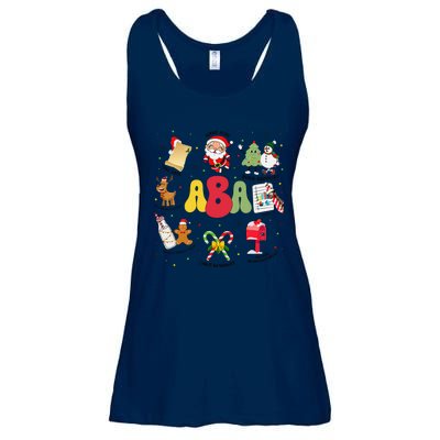 Aba Christmas Applied Behavior Analysis Aba Winter Xmas Ladies Essential Flowy Tank