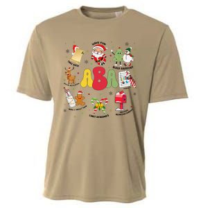 Aba Christmas Applied Behavior Analysis Aba Winter Xmas Cooling Performance Crew T-Shirt