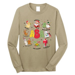 Aba Christmas Applied Behavior Analysis Aba Winter Xmas Long Sleeve Shirt