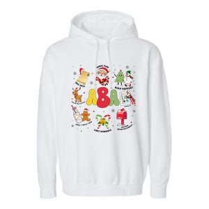 Aba Christmas Applied Behavior Analysis Aba Winter Xmas Garment-Dyed Fleece Hoodie