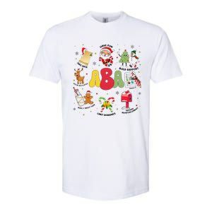 Aba Christmas Applied Behavior Analysis Aba Winter Xmas Softstyle CVC T-Shirt