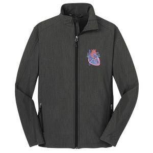 Anatomy Cardiologist Anatomical Heart Core Soft Shell Jacket