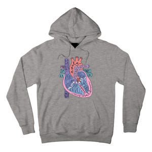 Anatomy Cardiologist Anatomical Heart Tall Hoodie