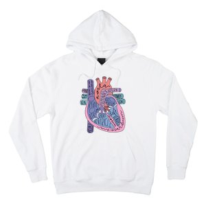 Anatomy Cardiologist Anatomical Heart Hoodie