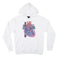 Anatomy Cardiologist Anatomical Heart Hoodie