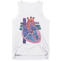 Anatomy Cardiologist Anatomical Heart Tank Top