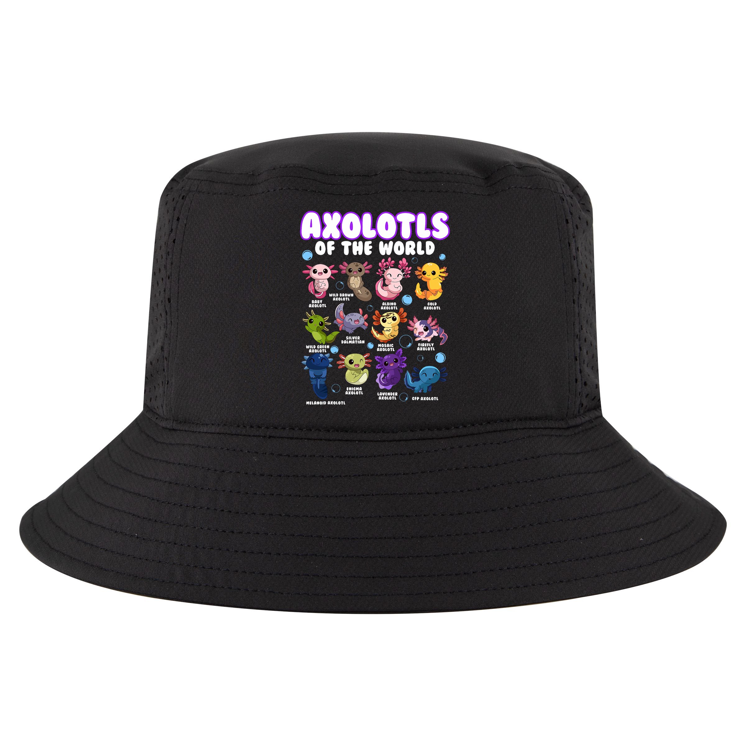 Axolotl Cute Axolotls Animals Of The World Herpetology 2 Cool Comfort Performance Bucket Hat