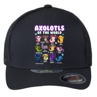 Axolotl Cute Axolotls Animals Of The World Herpetology 2 Flexfit Unipanel Trucker Cap