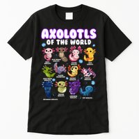 Axolotl Cute Axolotls Animals Of The World Herpetology 2 Tall T-Shirt